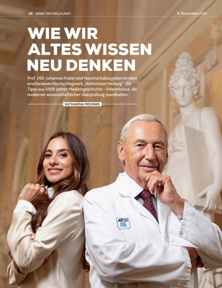 Yasmina Kobza und Prof. DDr. Johannes Huber